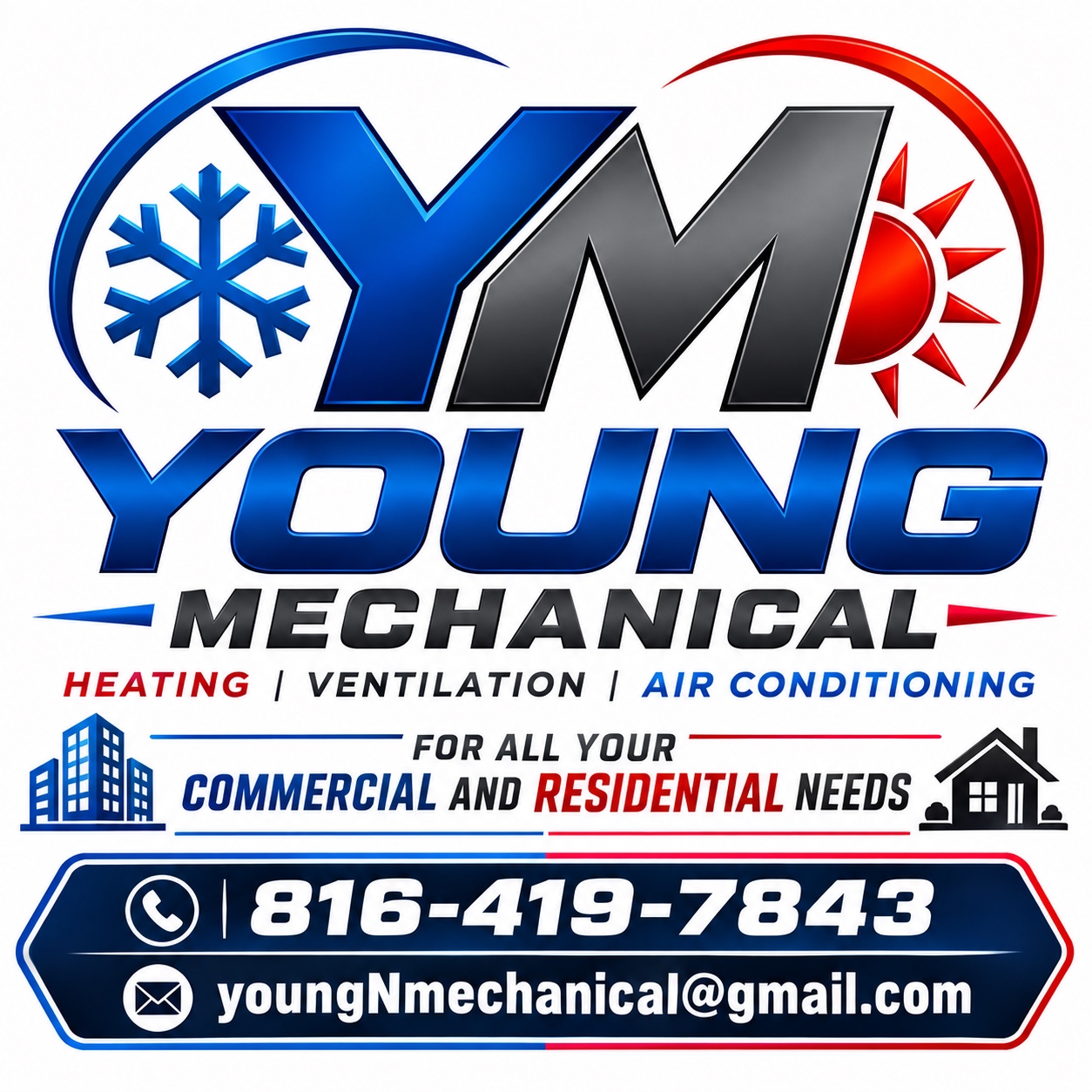 Young Mechanical logo — heating, ventilation, air conditioning for commercial and residential needs
